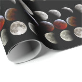 Lunar eclipse cadeaupapier (Rol Hoek)