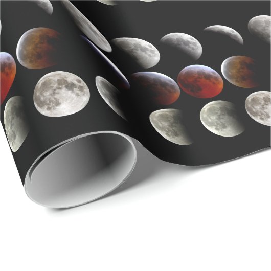 Lunar eclipse cadeaupapier (Rol Hoek)