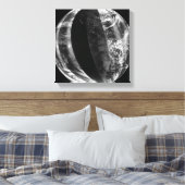 Lunar eclipse canvas afdruk (Insitu (Slaapkamer))