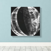Lunar eclipse canvas afdruk (Insitu (Houten vloer))