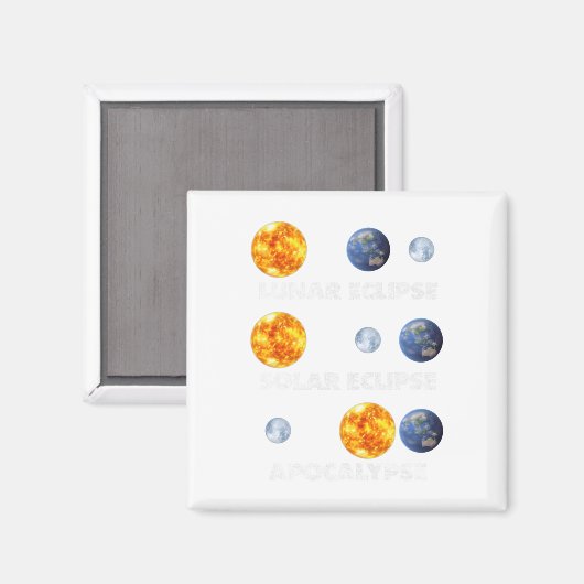 Lunar Eclipse Magneet (Voorkant / Achterkant)