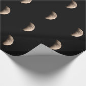 Lunar Eclipse met Craters Cadeaupapier (Hoek)