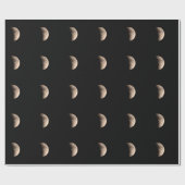 Lunar Eclipse met Craters Cadeaupapier (Vlak)