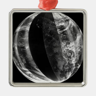 Lunar eclipse metalen ornament
