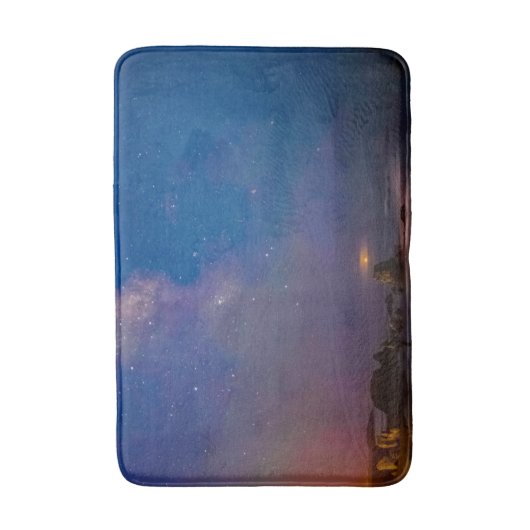 Lunar Eclipse & Milky Way | Bandon Beach, Oregon Badmat (Voorkant Verticaal)