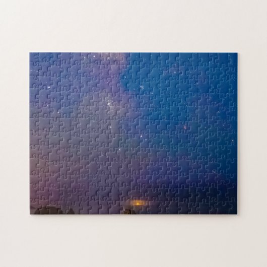 Lunar Eclipse & Milky Way | Bandon Beach, Oregon Legpuzzel (Horizontaal)