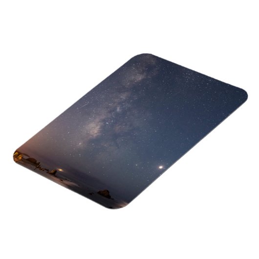 Lunar Eclipse & Milky Way | Bandon Beach Oregon Magneet (Linkerzijde)