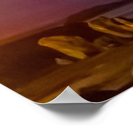 Lunar Eclipse & Milky Way | Bandon Beach, Oregon Poster (Hoek)