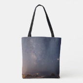Lunar Eclipse & Milky Way | Bandon Beach Oregon Tote Bag (Achterkant)