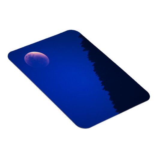 Lunar Eclipse over bos | Zug, Zwitserland Magneet (Rechterzijde)