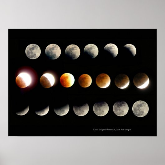 Lunar Eclipse Poster (Voorkant)