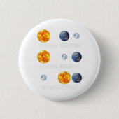 Lunar Eclipse Ronde Button 5,7 Cm (Voorkant)