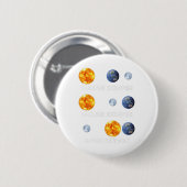 Lunar Eclipse Ronde Button 5,7 Cm (Voorkant /achterkant)