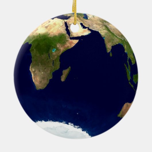 Lunar Eclipse van de eeuw Keramisch Ornament (Achterkant)