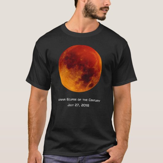 Lunar Eclipse van de eeuw T-shirt (Voorkant)