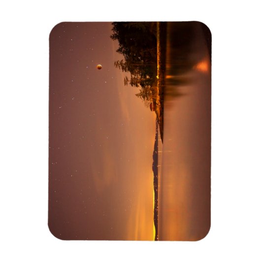 Lunar Eclipse Victoria, British Columbia Magneet (Verticaal)