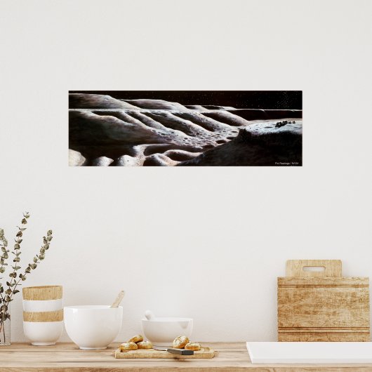 Lunar Exploration Poster (Keuken)