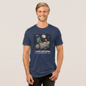 Lunar Explorer Powering Spirit Astronaut T-Shirt (Voorkant volledig)