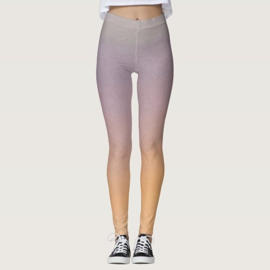 Lunar Fade – Hemelse gloeigradiënt Leggings (Voorkant)