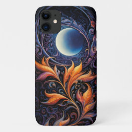 Lunar Fervor: Swirling Nebula Phone Case
