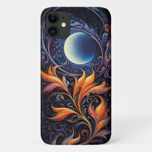 Lunar Fervor: Swirling Nebula Phone Case