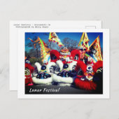 Lunar Festival Briefkaart (Voorkant / Achterkant)