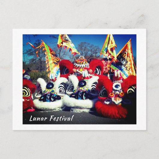 Lunar Festival Briefkaart (Voorkant)
