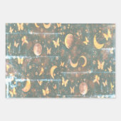Lunar Gift Wrapping Paper – Celestial Moon Design (Voorkant 3)