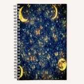 Lunar Glow Celestial Dreams Notitieboek (Voorkant)