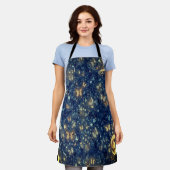 Lunar Glow Celestial Moon & Butterflies Cooking Schort (Gedragen)