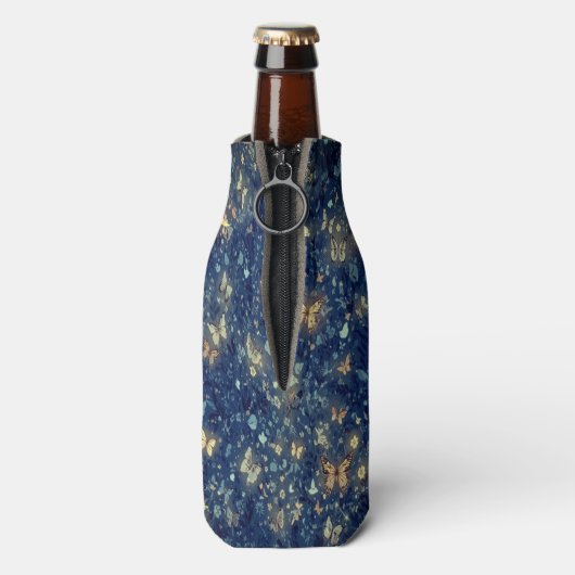 Lunar Glow Celestial Moon & Butterflies Flesjeskoeler (Fles Achterkant)