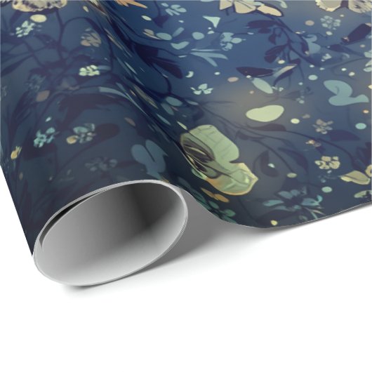 Lunar Glow Celestial Moon  Cadeaupapier (Rol Hoek)