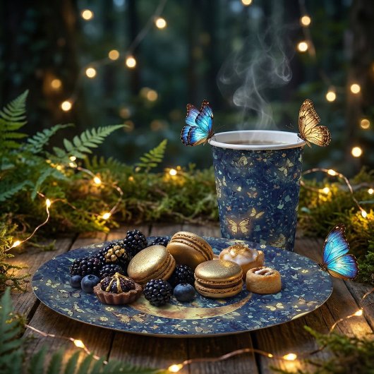 Lunar Glow Celestial Moon Papieren Bordje