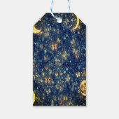 Lunar Glow Cosmic Butterflies Personalized Cadeaulabel (Voorkant)