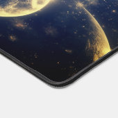Lunar Glow Desk mat Night Sky Design (Hoek)
