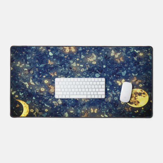 Lunar Glow Midnight Celestial Fantasy Bureaumat (Keyboard & Muis)