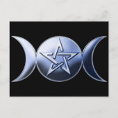 Lunar Goddess Briefkaart (Voorkant)
