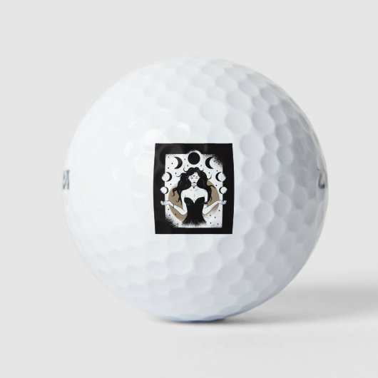 Lunar Goddess Golfballen (Voorkant)