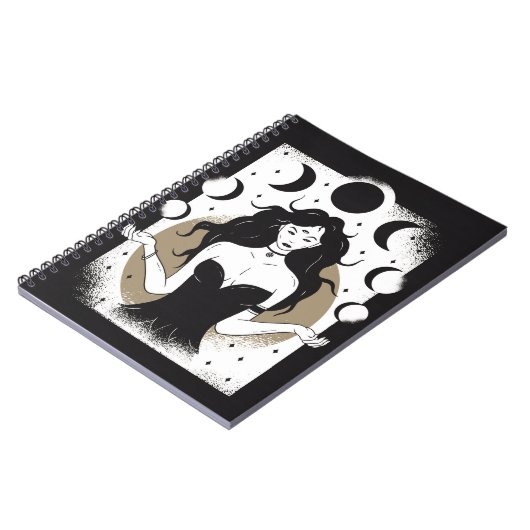 Lunar Goddess Notitieboek (Linkerzijde)