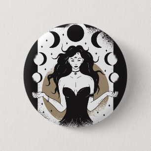 Lunar Goddess Ronde Button 5,7 Cm