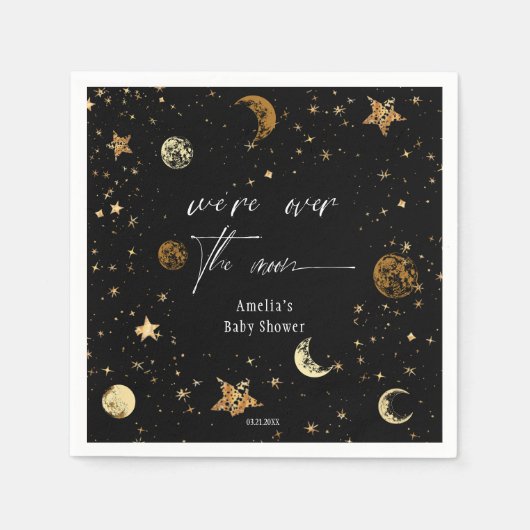 Lunar Gold Dream Party servetten (Voorkant)