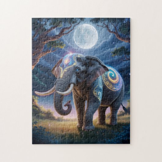 Lunar Guardian Elephant Legpuzzel (Verticaal)