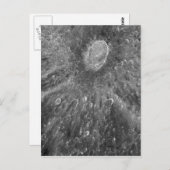 Lunar Impact Crater Tycho op Earth's Moon Briefkaart (Voorkant / Achterkant)