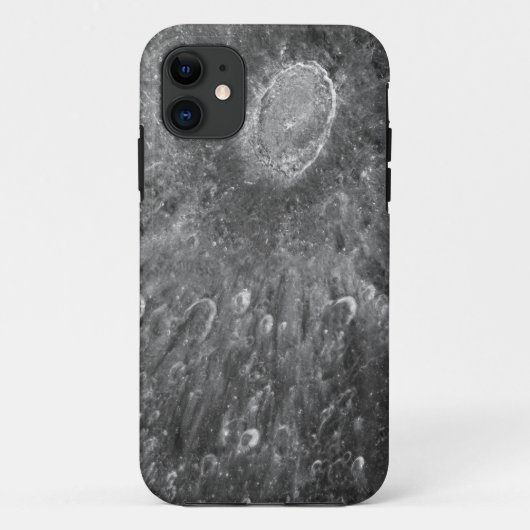 Lunar Impact Crater Tycho op Earth's Moon Case-Mate iPhone Case (Achterkant)
