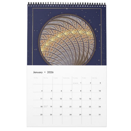 Lunar Journal Kalender (Jan 2026)