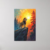 Lunar King Canvas Afdruk (Voorkant)