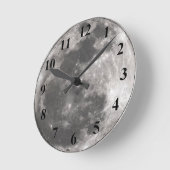 Lunar-klok met volle maan ronde klok (Hoek)