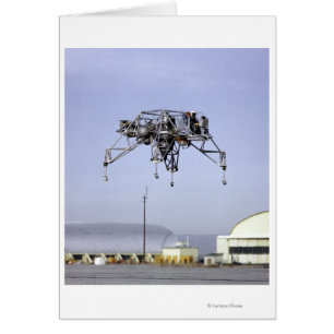 Lunar Landing Research Vehicle in Flight