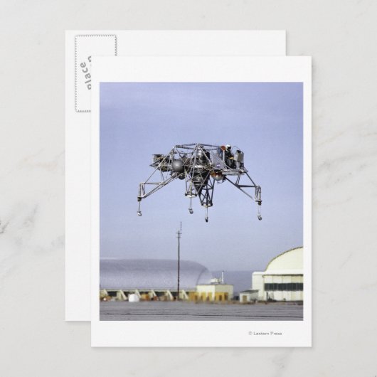 Lunar Landing Research Vehicle in Flight Briefkaart (Voorkant / Achterkant)