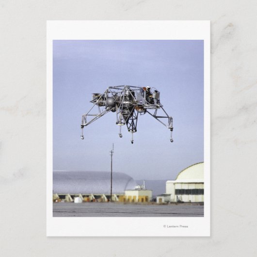 Lunar Landing Research Vehicle in Flight Briefkaart (Voorkant)